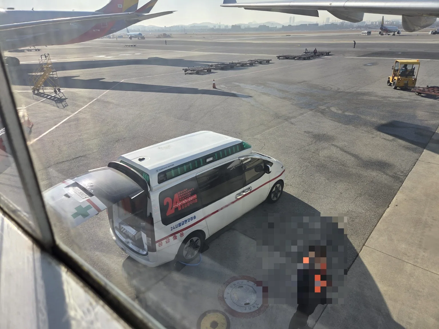 김포공항 활주로 환자이송